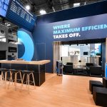 Check-in am Messestand von Otto Systems – unser Flughafen-Flair zum Anfassen!