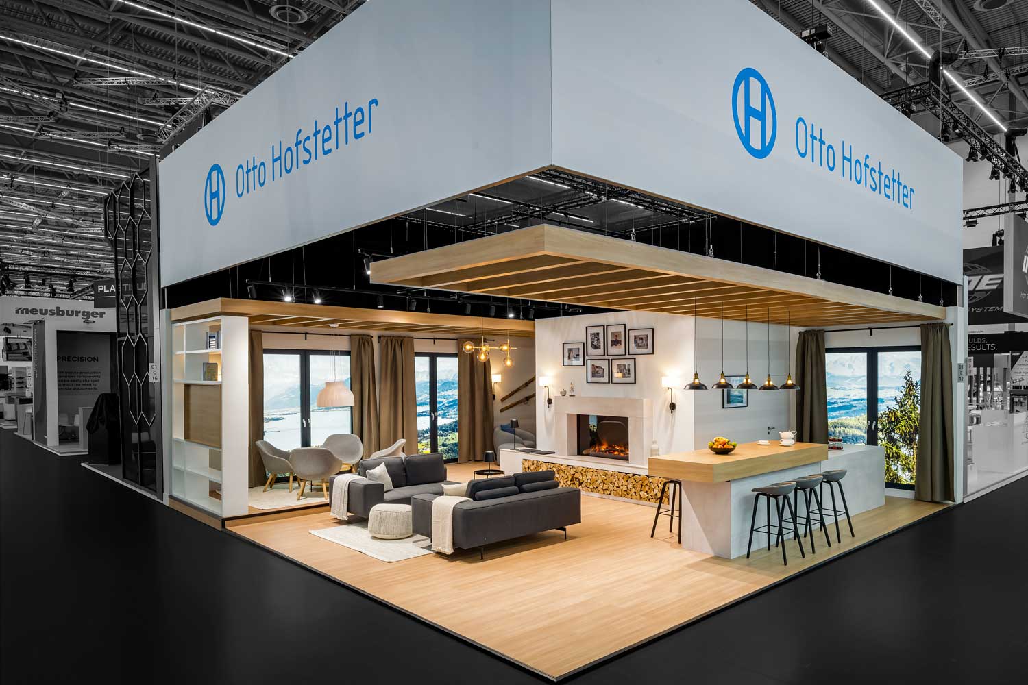 Wohnzimmergefühl auf der Messe : Kreatives Messekonzept für Otto Hofstetter AG.